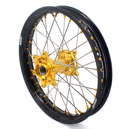 KKE 21 & 18 Enduro Rims for Suzuki RMZ250 2007-2018 RMZ450 2005-2017 Gold Nipple