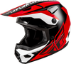 Kinetic Crest Helmet Red/Black/White Xl