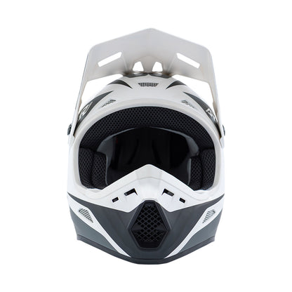 Answer 26 AR1 Mototown Helmet Glossy White/Grey/Black - Large