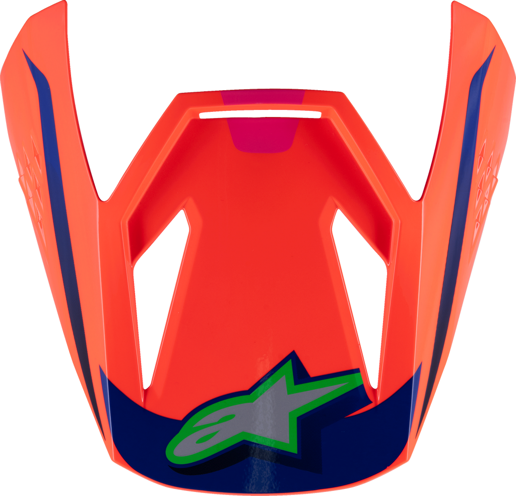 Sm3 Youth Deegan Visor Orng Fluo/Prp/Pnk Fluo Glossy