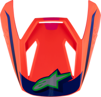 Sm3 Youth Deegan Visor Orng Fluo/Prp/Pnk Fluo Glossy