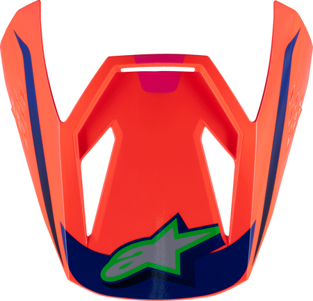 Sm3 Youth Deegan Visor Orng Fluo/Prp/Pnk Fluo Glossy