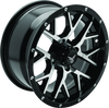 QuadBoss Barbwire 14X7 - 5+2 - 4/110 - Black Machined