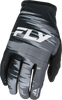 Girl's Lite Gloves Black/Grey/White Yl