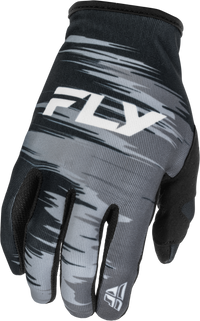Girl's Lite Gloves Black/Grey/White Yl