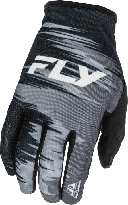 Girl's Lite Gloves Black/Grey/White Yl