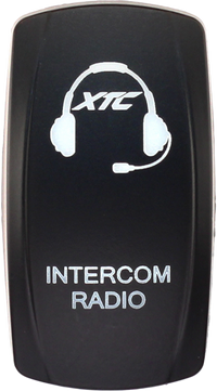 Dash Switch Rocker Face Intercom Radio