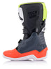 Tech 7s Boots Dark Grey/ Red Fluo/Yellow Fluo Sz 04