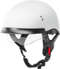 Hh 65 Half Helmet Full Dressed Matte White Xs
