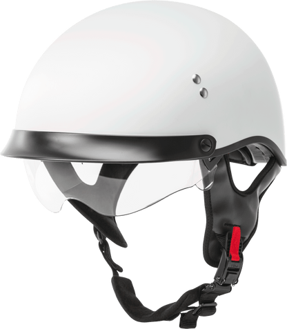 Hh 65 Half Helmet Full Dressed Matte White Md