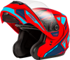 Md 04 Sector Helmet Matte Red/Blue  Xs