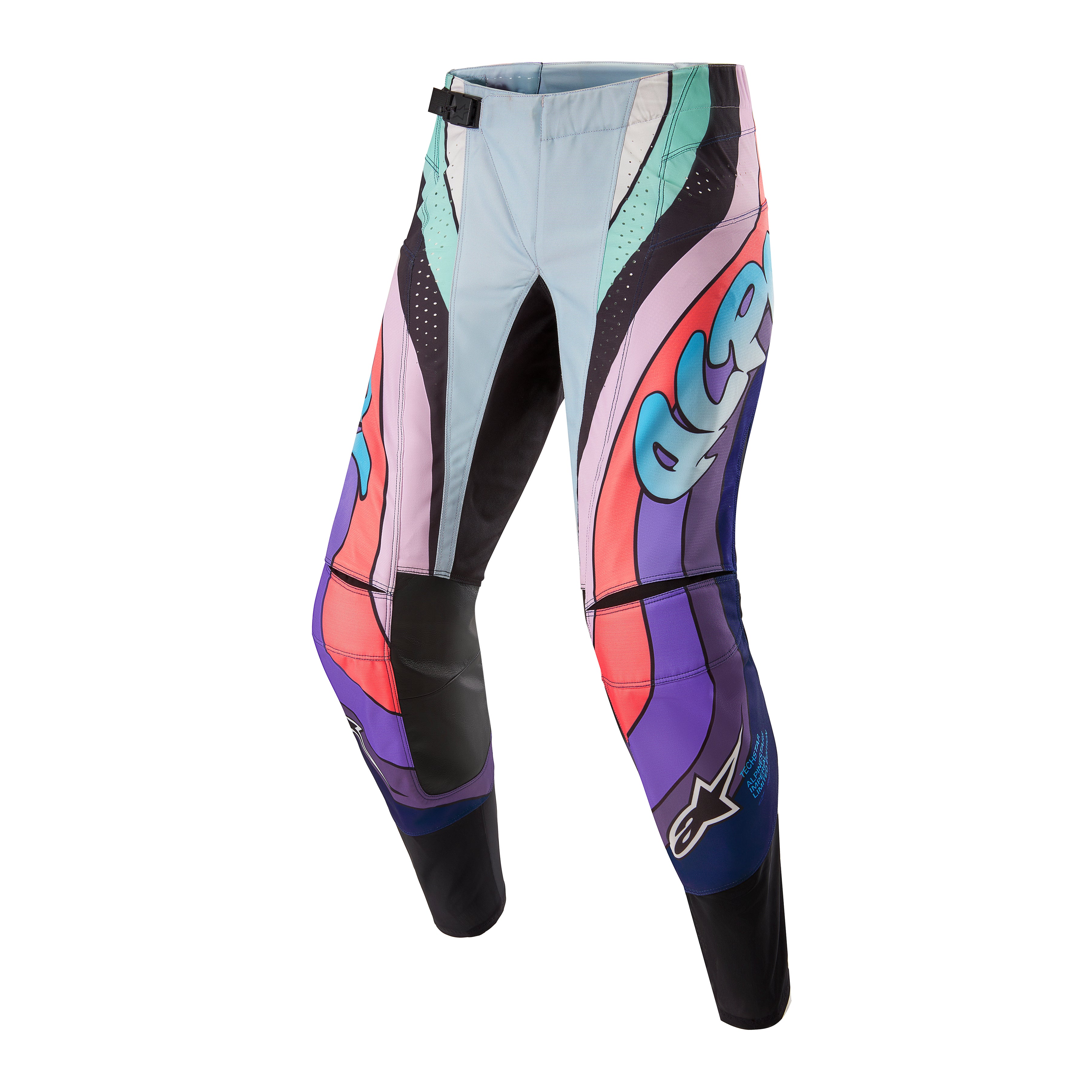 Techstar Le Imperial Pants Double Purple/Blue/Black Sz 40
