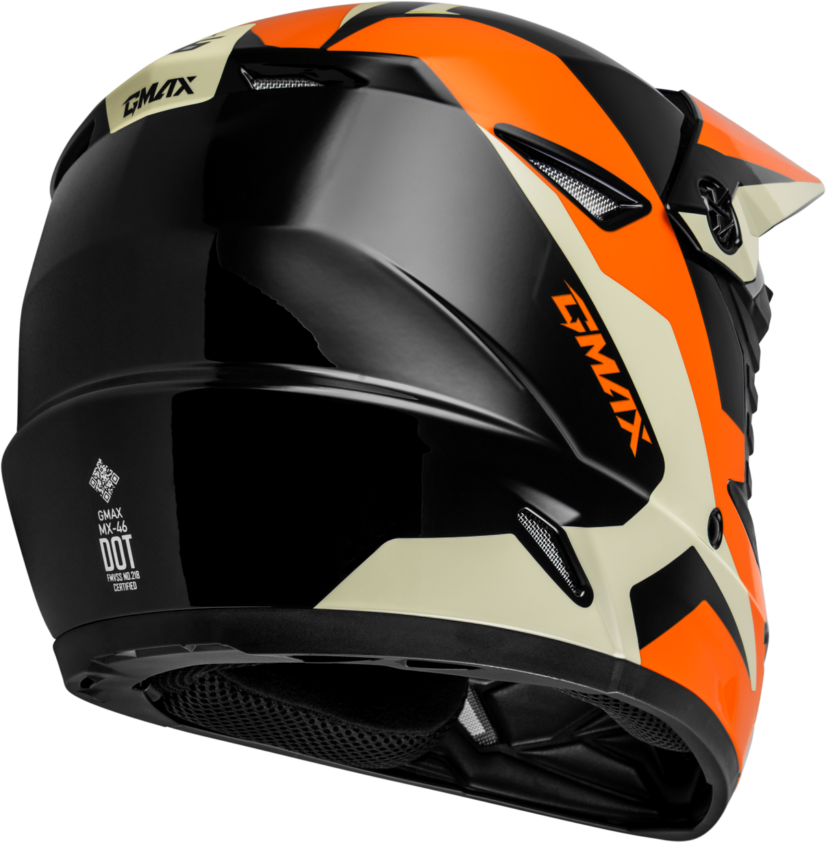 Mx 46 Cyclus Hemet Black/Orange Lg