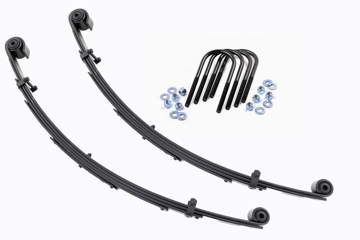 Front Leaf Springs | 4" Lift | Pair | Ford Excursion/F-250 Super Duty/F-350 Super Duty 4WD | 8057Kit