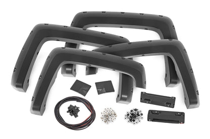 Pocket Fender Flares | 6'7" & 8' Bed | G7C Red Hot | Chevy Silverado 1500 (14-18)/2500HD | F-C11412B-G7C