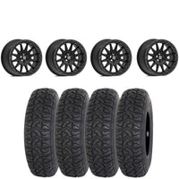 Valor Offroad V09 SATIN BLACK beadlock on Highlifter Chicane LT