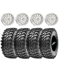 Valor Offroad V09 Raw Machined beadlock 15x7 40mm Maxxis Rampage kit