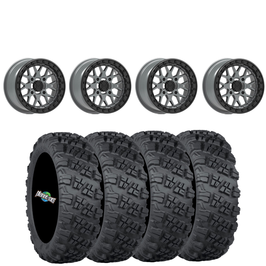 Valor Offroad V07 SATIN GRAPHITE beadlock on ITP Versa Cross