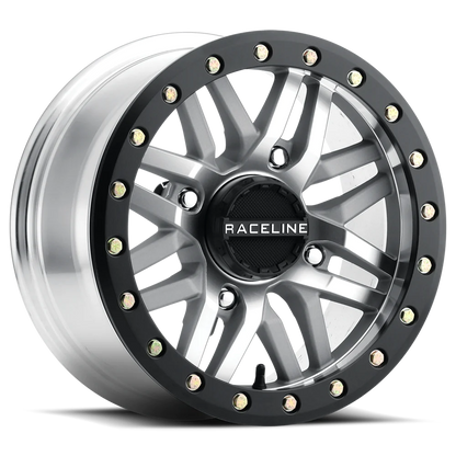 Raceline Ryno beadlock mounted on Valor Alpha tires Set of 4