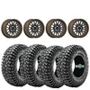 Valor Offroad V14 Root Beer UTV wheels on Journey Rock Poison tires | 4/137