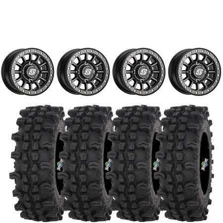 Sedona Sano beadlock black on Frontline ACP | 4/137 4+3 (+10mm)