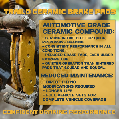 Kymco MXU 550/700 2019-2024 Ceramic Brake Pad Set