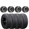 VALOR OFFROAD V06 BEADLOCKS SATIN BLACK ON ATTURO TRAIL BLADE XT SXS