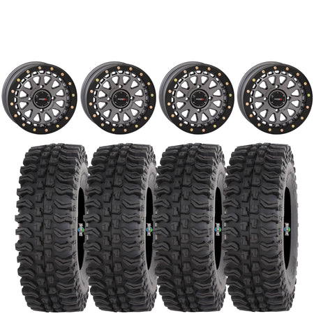 System 3 SB6 Gunmetal mounted on FRONTLINE BDC TIRES