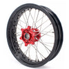 KKE 3.5 & 4.25 Supermoto Motard Wheels Rims for BETA RR 2013-2024 Red Hubs