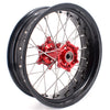KKE 3.5 & 4.25 Supermoto Motard Wheels Rims for BETA RR 2013-2024 Red Hubs
