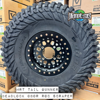 MRT Tail Gunner Beadlock Wheels on Obor RocScraper Tires – UTV Wheel & Tire Kit