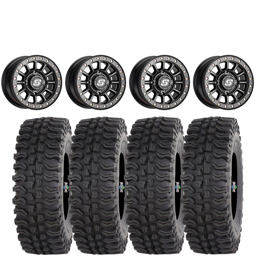 Sedona Sano beadlock black on Frontline BDC | 4/137 4+3 (+10mm)