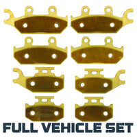 Can Am Commander MAX 1000R/800R 2014-2020 Brass Brake Pad Set