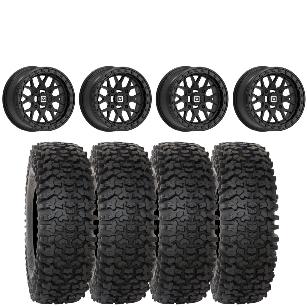 Valor Offroad V07 SATIN BLACK beadlock on System 3 RC500/500S