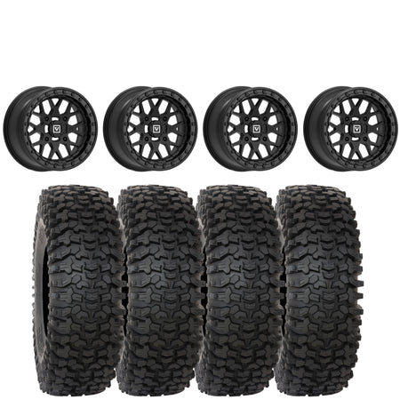 Valor Offroad V07 SATIN BLACK beadlock on System 3 RC500/500S