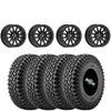 Valor Offroad V09 SATIN BLACK beadlock on Super ATV Incursion A/T