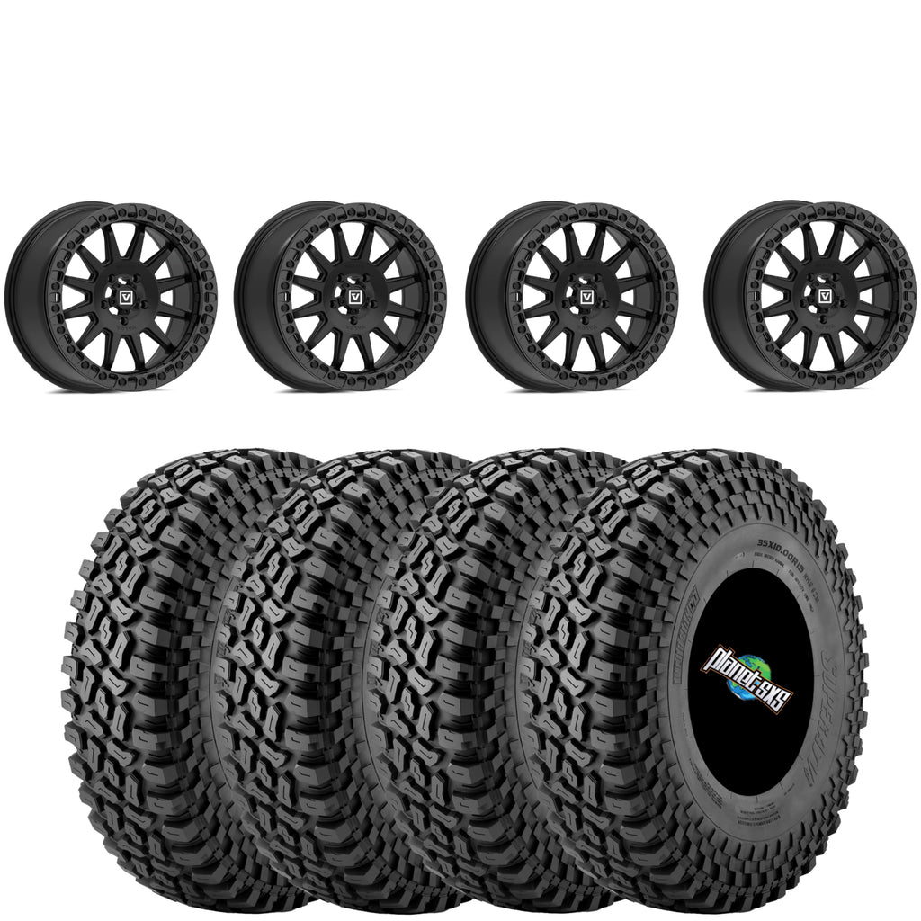 Valor Offroad V09 SATIN BLACK beadlock on Super ATV Incursion A/T
