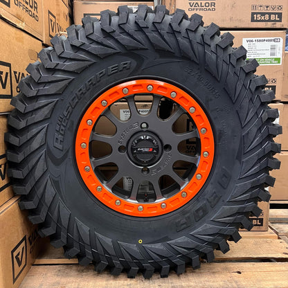 System 3 SB5 w/ colored rings on Journey Rock Poison tires | 4/137 Bolt Pattern