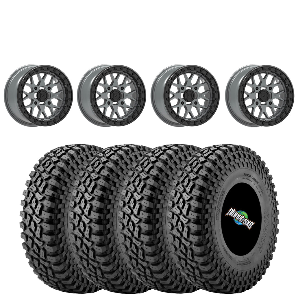 Valor Offroad V07 SATIN GRAPHITE beadlock on Super ATV Incursion A/T