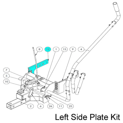 Impact Pro 46" Garden Tractor Plow (PL46AG) Replacement Parts