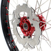 KKE 21&18 21&19 Wheels Set for HONDA XR650R 2000-2008 Red Nipple Discs