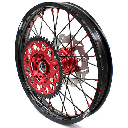 KKE 21&18 21&19 Wheels for Honda CR125R 1995-1997 CR250R 1995-1996 Black Spokes