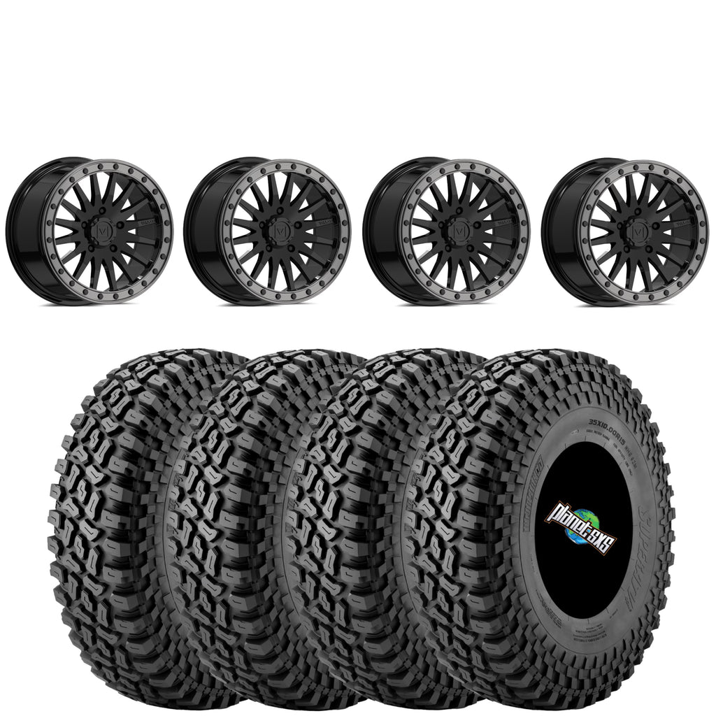 VALOR OFFROAD V06 GLOSS BLACK BEADLOCK ON SUPER ATV INCURSION A/T
