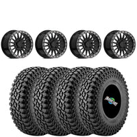 VALOR OFFROAD V06 GLOSS BLACK BEADLOCK ON SUPER ATV INCURSION A/T