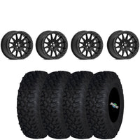 Valor Offroad V09 SATIN BLACK beadlock on ITP Coyote