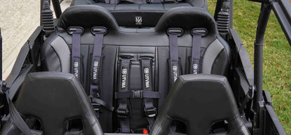 Maverick Sport Max Rear Bench with Harnesses (2019-2025)