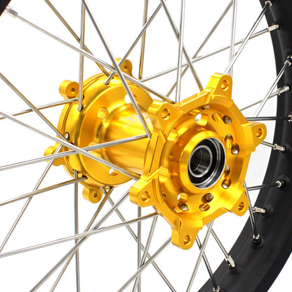 KKE 21 & 19 MX Off Road Wheels For SUZUKI RM125 2001-2007 RM250 2001-2008