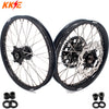 KKE 21/18 Enduro Off Road Wheels Rim Fit For SUZUKI DRZ400SM 2005-2024 Black Hub