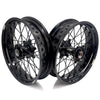 KKE 3.5*17'' & 4.25*17'' Supermoto Wheels Rims Fit STARK VARG MX EX Electric Dirt Bike All Black