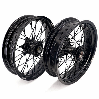 KKE 17Inch Supermoto Rims For KTM SX SX-F XC-F XC EXC EXC-F 2003-2025 Black